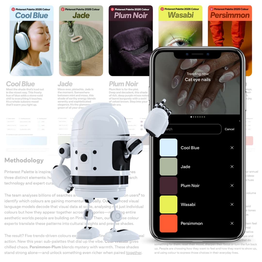How Pinterest identifies its colours of the year