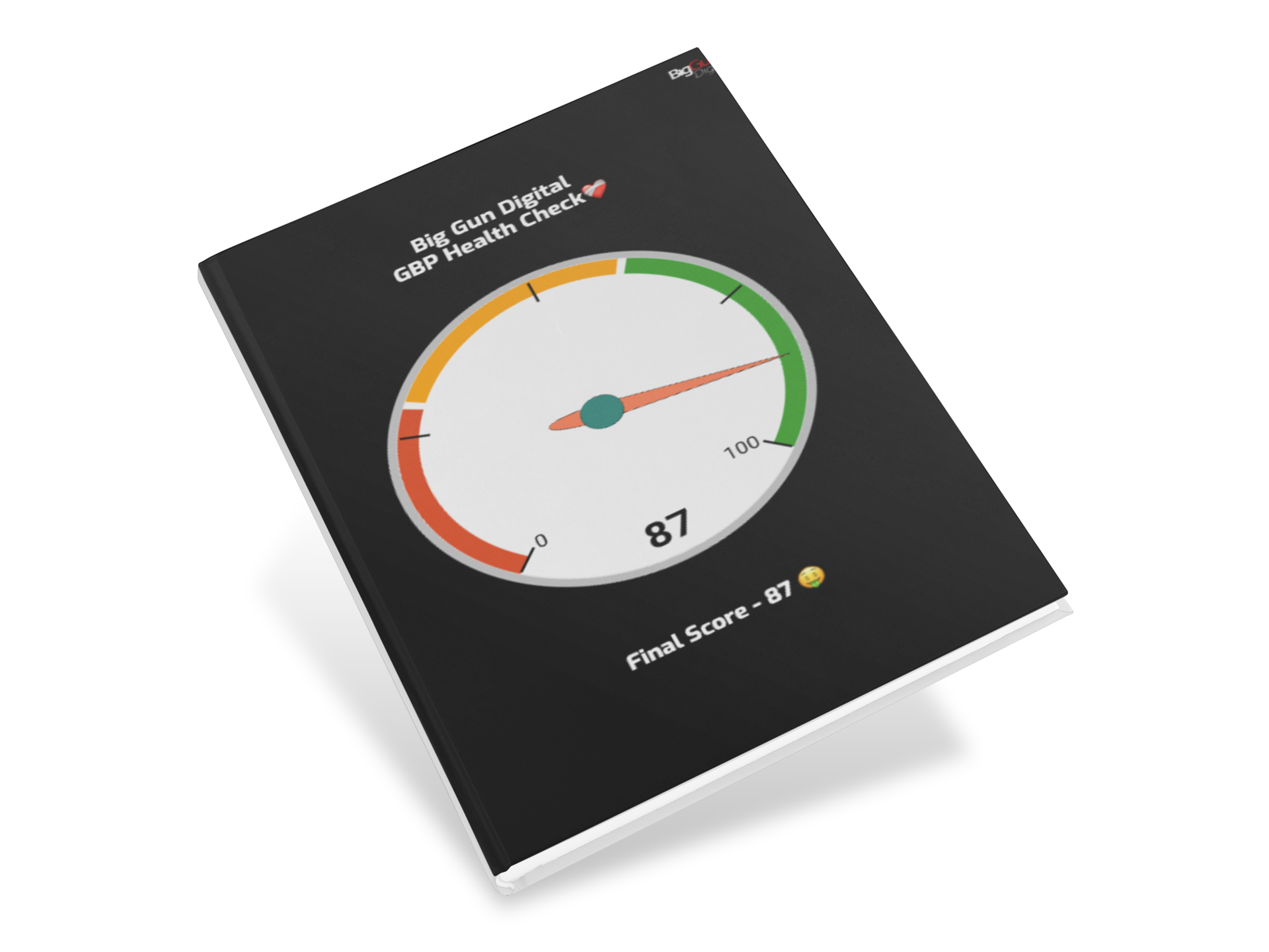 Mockup of hard cover audit