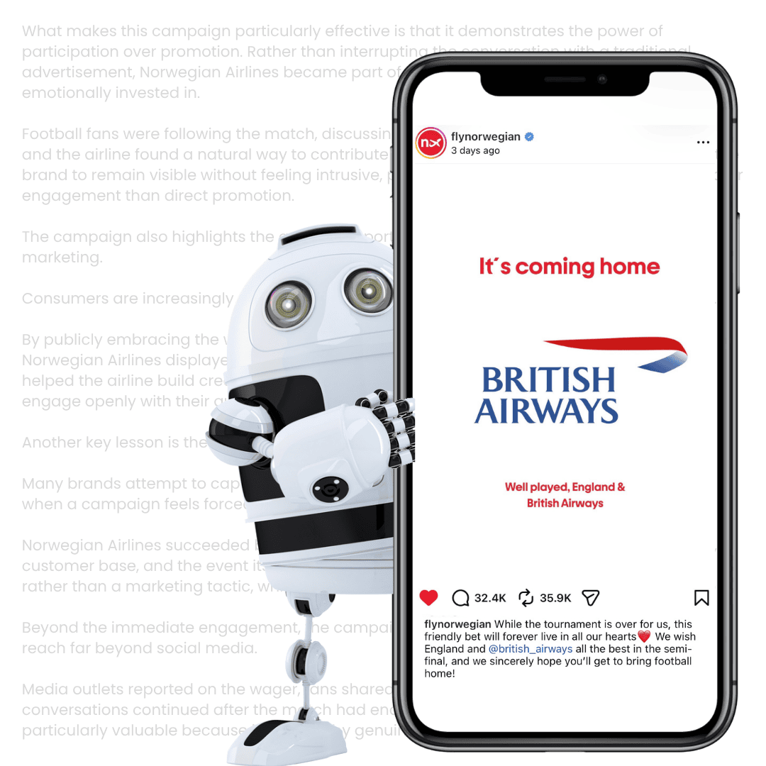 Beyond the Final Whistle: Norwegian Airlines Lesson in Marketing
